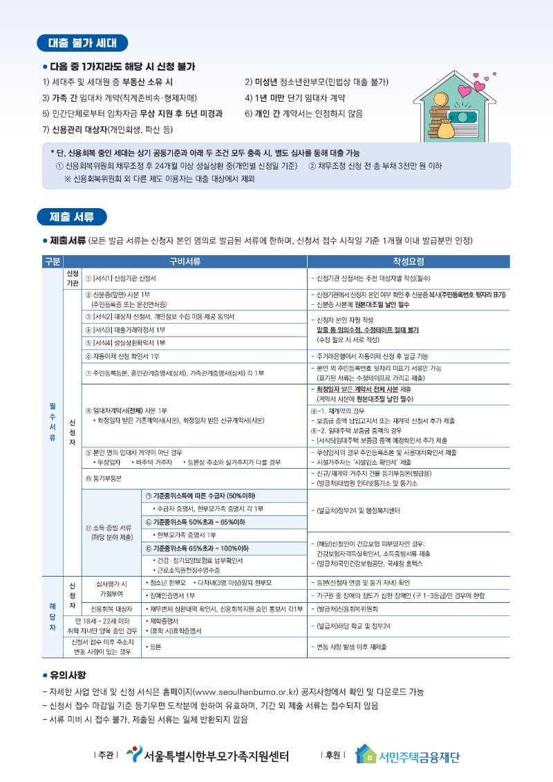 주거 홍보지